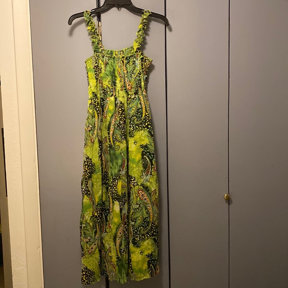 Vasna Desire Vintage Maxi Smocked Sundress